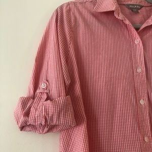 Cute Checkered Oxford Button Down